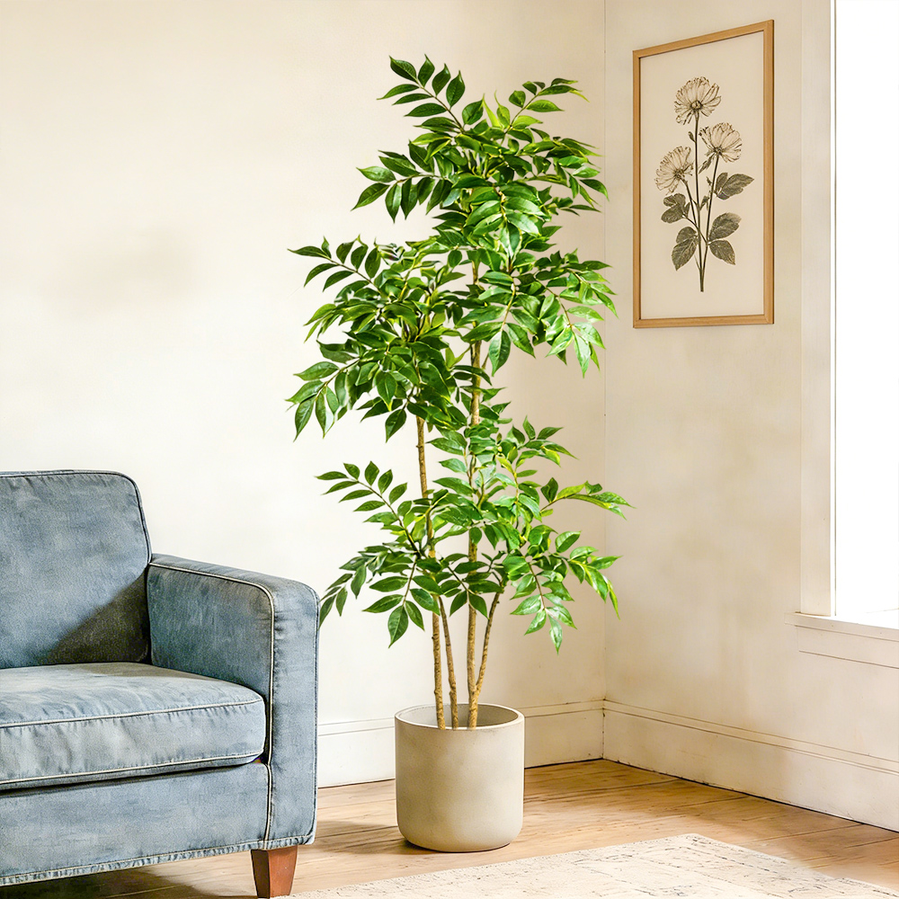 76-140cm Artificial Rubber Tre - đánh giá và giá Dracaena Marginata
